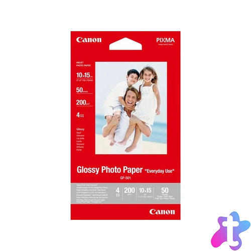 Canon GP-501 200g A6 50db Fényes Fehér Fotópapír