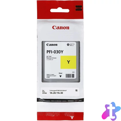 Canon PFI-030 Yellow tintapatron