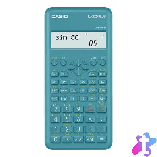 Casio FX-220 Plus 2E Tudományos számológép Cyan