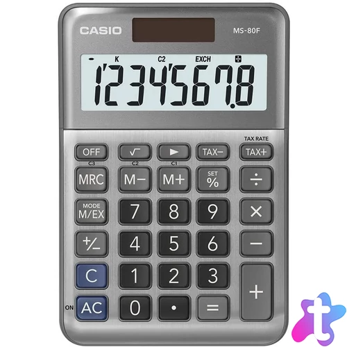 Casio MS-80F Asztali számológép Silver