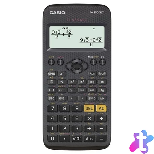 Casio FX-350CE X Tudományos számológép Black