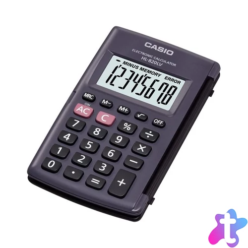 Casio HL-820LV Zsebszámológép Black