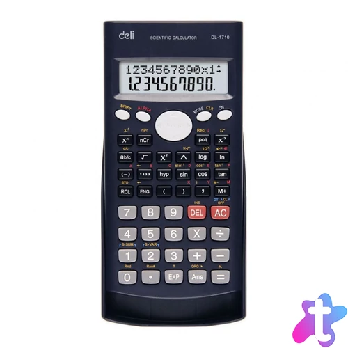 Deli Core DL-1710 Tudományos számológép Black