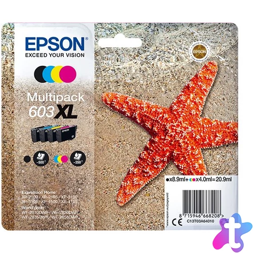 Epson T03A6 (603XL) Multipack tintapatron