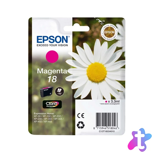 Epson T1803 (18) Magenta tintapatron