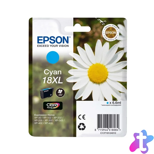Epson T1812 (18XL) Cyan tintapatron