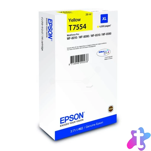 Epson T7554 XL Yellow patron
