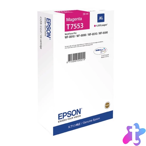 Epson T7553 XL Magenta patron