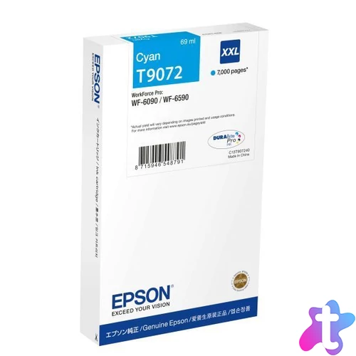 Epson T9072 XXL Cyan tintapatron