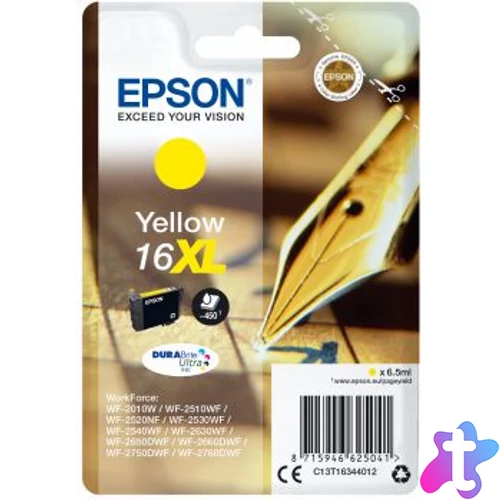 Epson T1634 (16XL) Yellow tintapatron