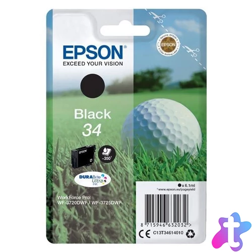 Epson T3461 (34) Black tintapatron