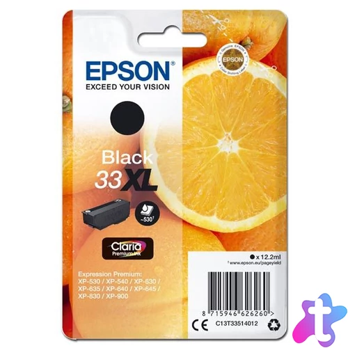 Epson T3351 (33XL) Black tintapatron