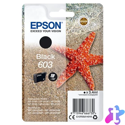 Epson T03U1 (603) Black tintapatron
