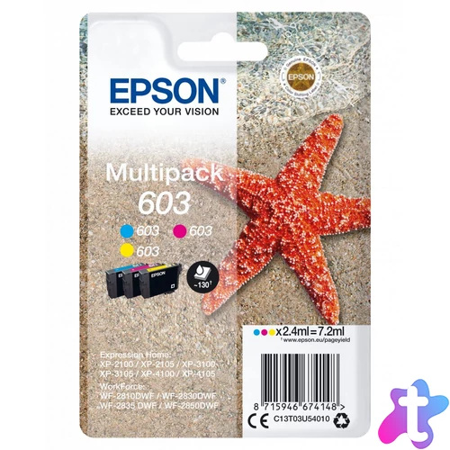 Epson T03U5 (603) Colorpack tintapatron