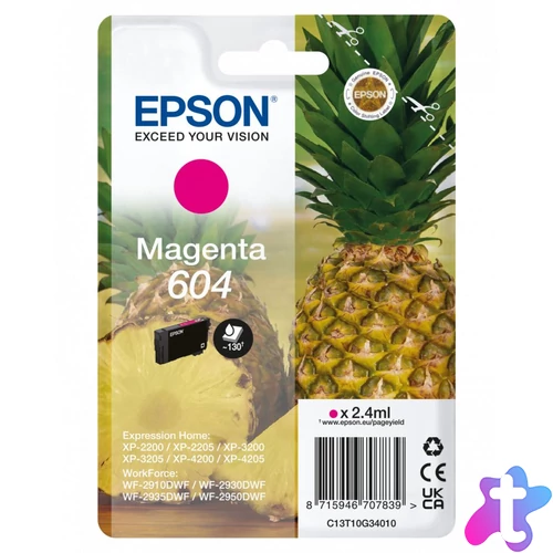 Epson T10G3 (604) Magenta tintapatron