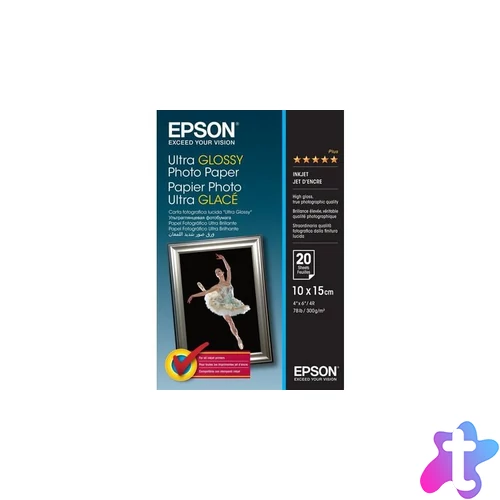 Epson Epson Ultra Glossy 300g 10x15cm 20db Fényes Fotópapír