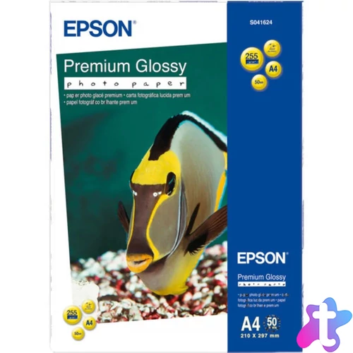 Epson C13S041624 255g A4 50db Prémium Fényes Fotópapír
