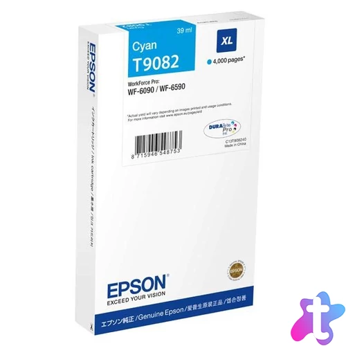 Epson T9082 Cyan tintapatron