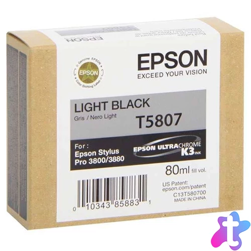 Epson T5807 Light Black tintapatron
