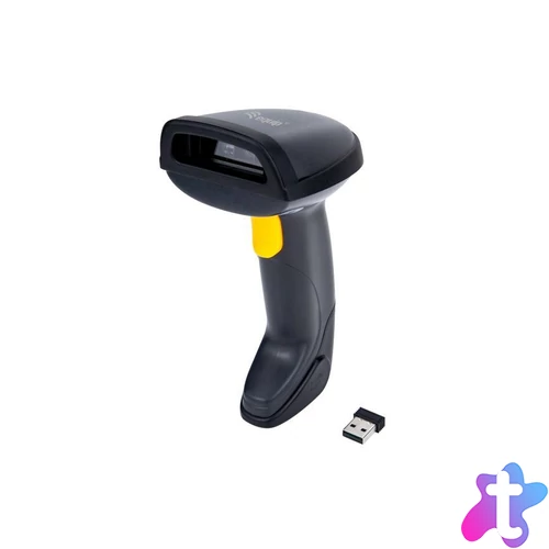 EQuip Wireless 2D Dual Mode 2.4GHz + Bluetooth Vonalkódolvasó Black