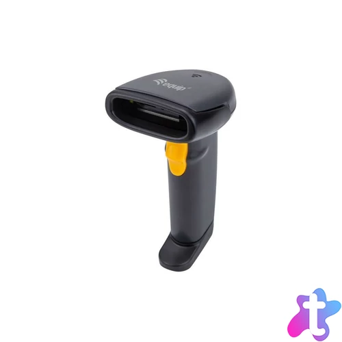 EQuip USB 1D Barcode Scanner with Stand Vonalkódolvasó Black