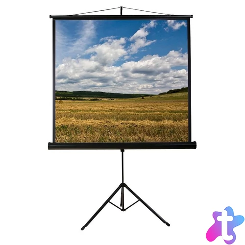 Funscreen Tripod 240x240 cm Format 1:1 vetítővászon