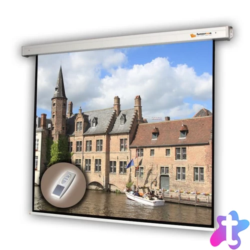 Funscreen Matt White Motor 183x244 cm Format 16:9 vetítővászon