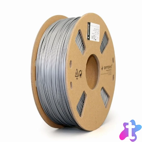 Gembird 3DP-ABS1.75-01-S ABS Filament Silver 1,75mm 1kg