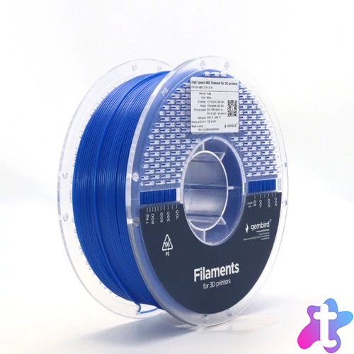 Gembird 3DP-ABS1.75HY-01-B High Speed ABS filament Blue 1,75mm 1kg