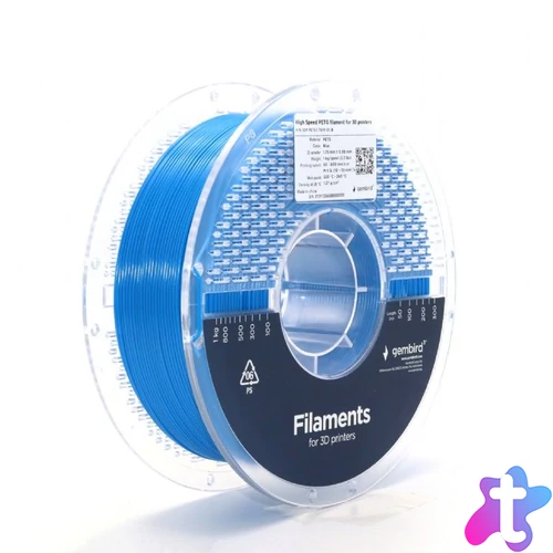 Gembird 3DP-PETG1.75HY-01-B High Speed PETG filament Blue 1,75mm 1kg