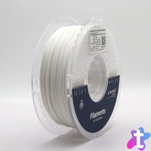 Gembird 3DP-PLA1.75HY-01-W High Speed PLA filament White 1,75mm 1kg
