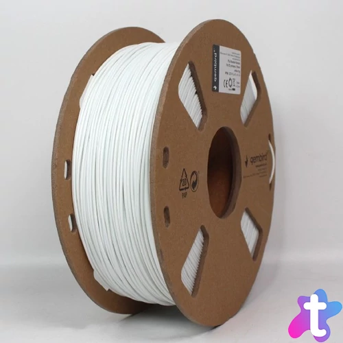 Gembird 3DP-PLA-FL-01-W PLA Flexible White1.75mm 1kg