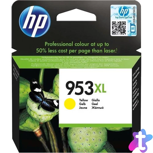 HP F6U18AE (953XL) Yellow tintapatron