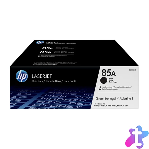 HP CE285AD (85A) 2-pack Black toner