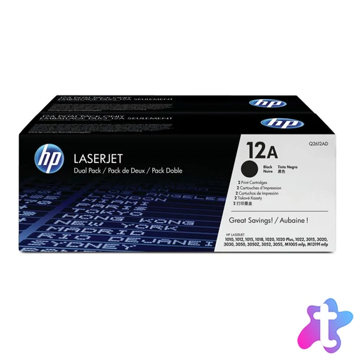 HP Q2612AD (12A) 2-pack Black toner