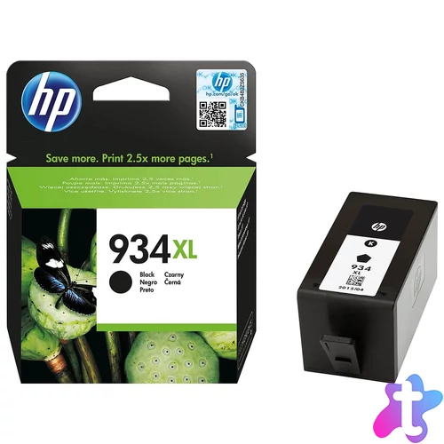 HP C2P23AE (934XL) Black tintapatron