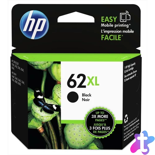 HP C2P05AE (62XL) Black tintapatron