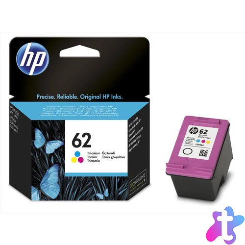 HP C2P06AE (62) Color tintapatron