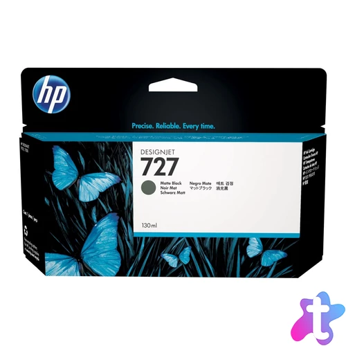 HP B3P22A (727) Matte Black tintapatron