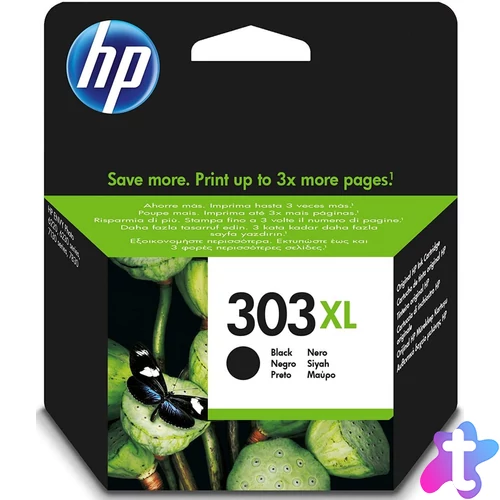 HP T6N04AE (303XL) Black tintapatron