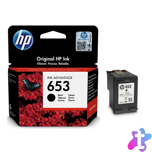 HP 3YM75AE (653) Black tintapatron