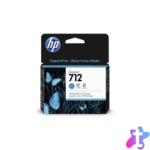 HP 3ED67A (712) Cyan tintapatron