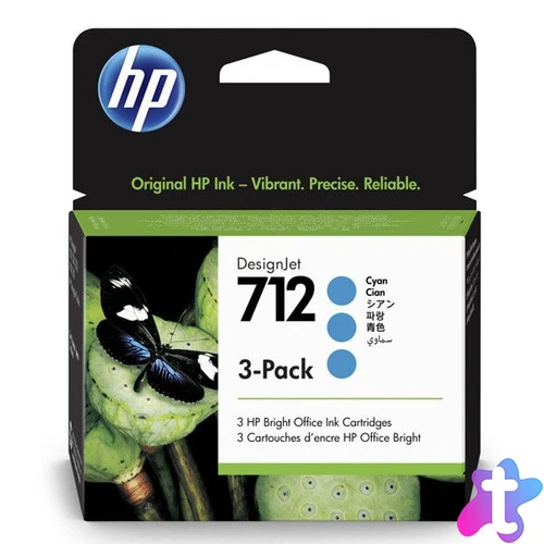 HP 3ED77A (712) Cyan tintapatroncsomag