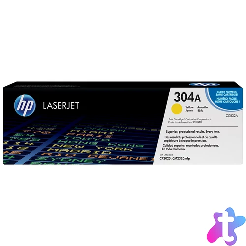 HP CC532A (304A) Yellow toner