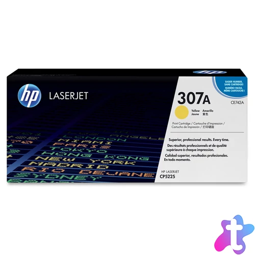 HP CE742A (307A) Yellow toner
