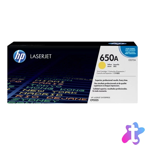 HP CE272A (650A) Yellow toner