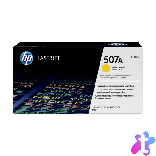HP CE402A (507A) Yellow toner