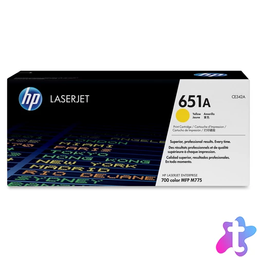 HP CE342A (651A) Yellow toner