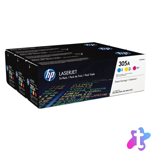 HP CF370AM (305A) 3-pack C/M/Y Color toner