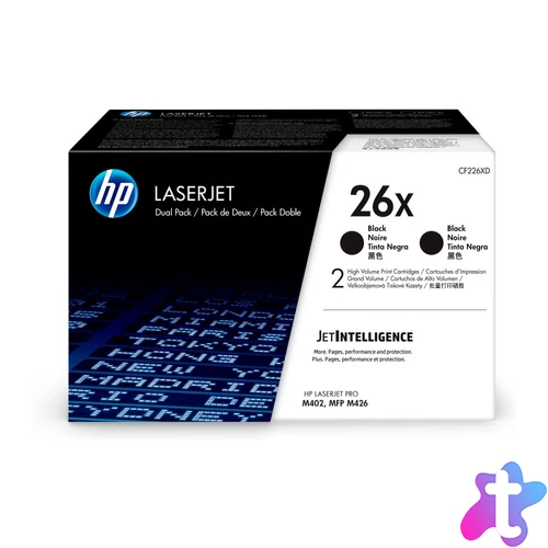 HP CF226XD (26X) 2-pack Black toner